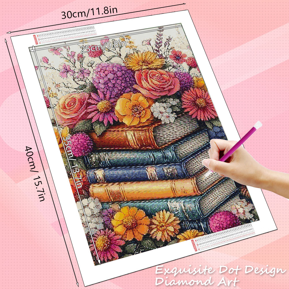 HUACAN Diamond Mosaic News 202 - Resin Art Rose ulasan dan harga