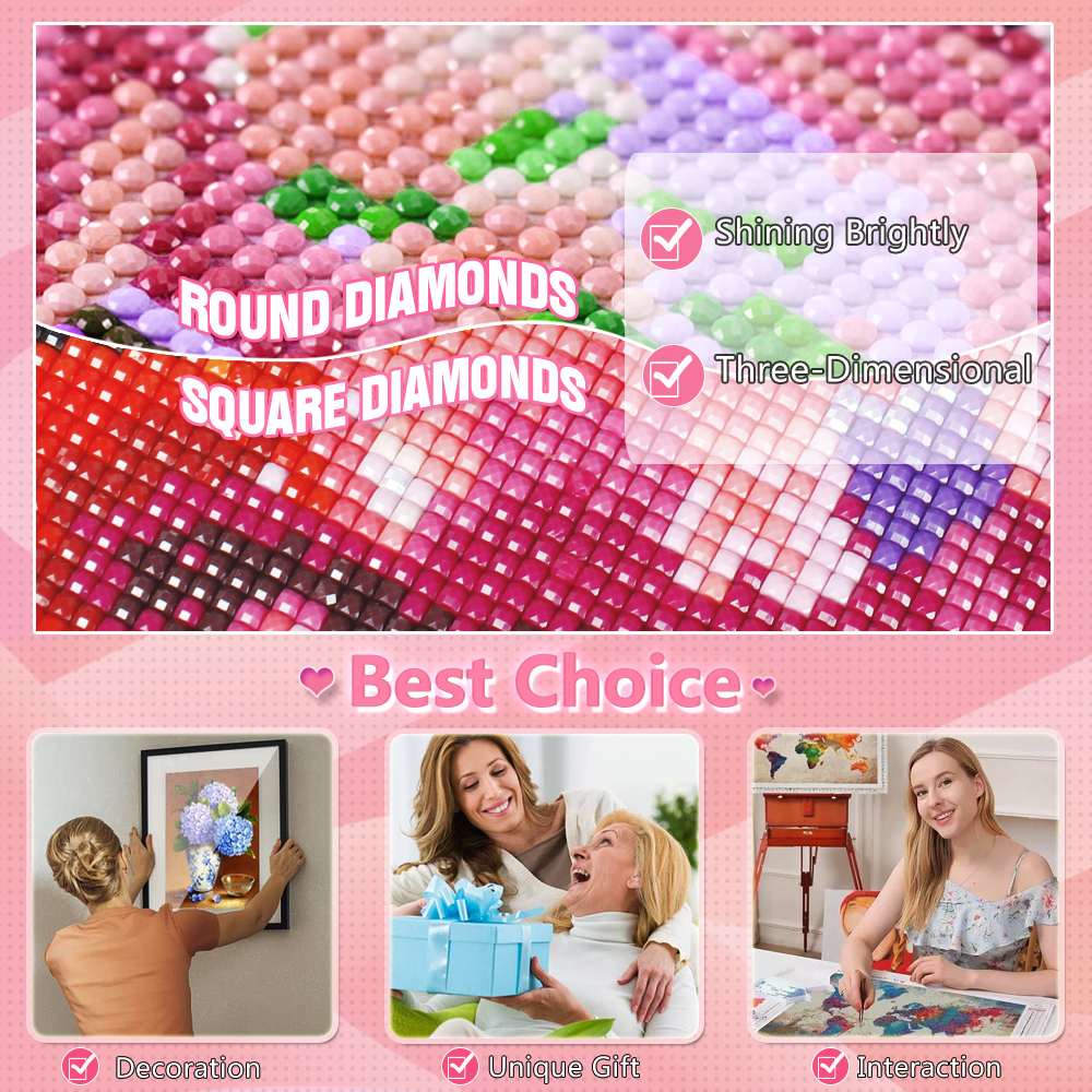 HUACAN Diamond Mosaic News 202 - Resin Art Rose ulasan dan harga