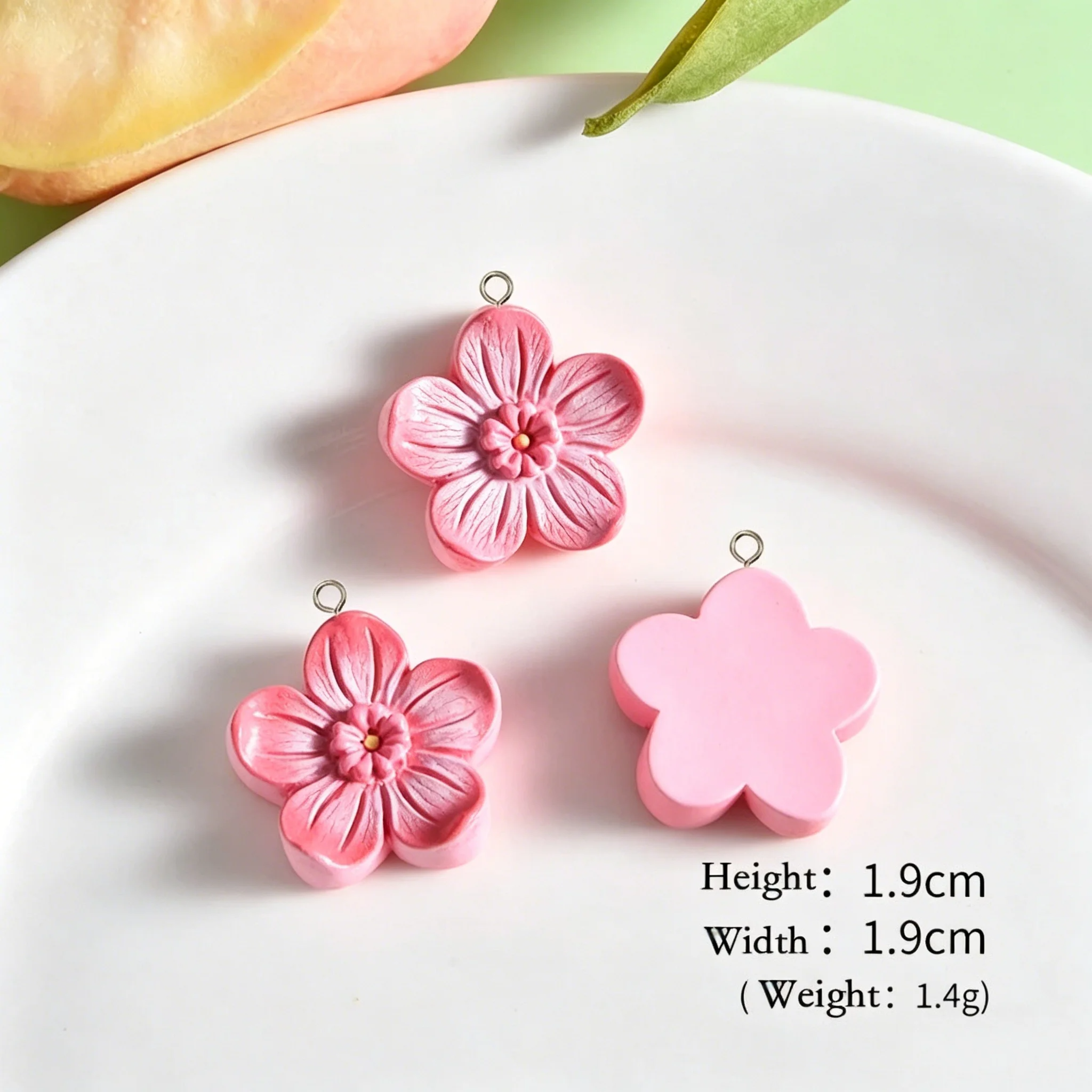 10Pcs Mixed Sweet Resin Pendan - Resin Art Box ulasan dan harga