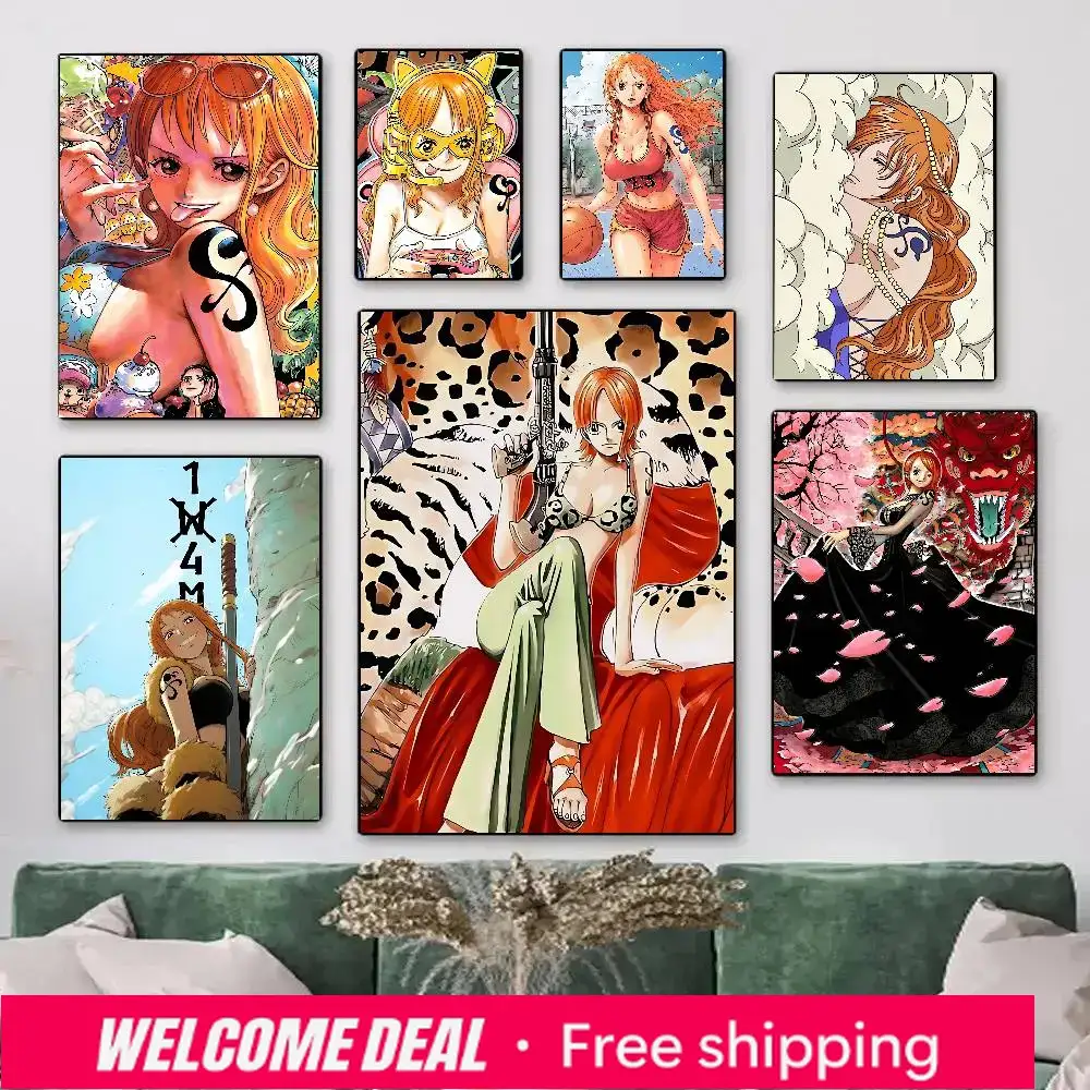 2026 1pc Anime Character Nami  - Resin Art Wall ulasan dan harga