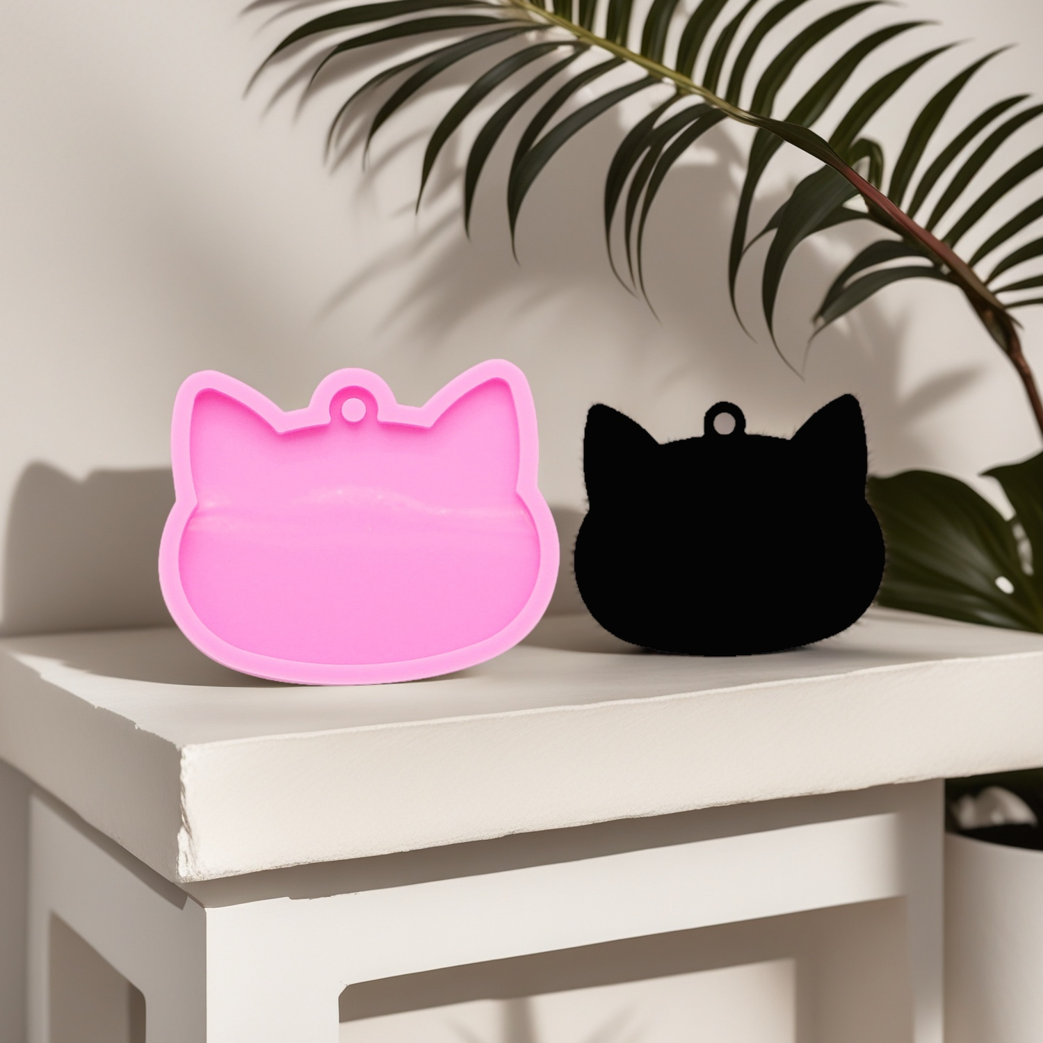 Silicone Cat Molds DIY Epoxy R - Resin Art A Keychain ulasan dan harga