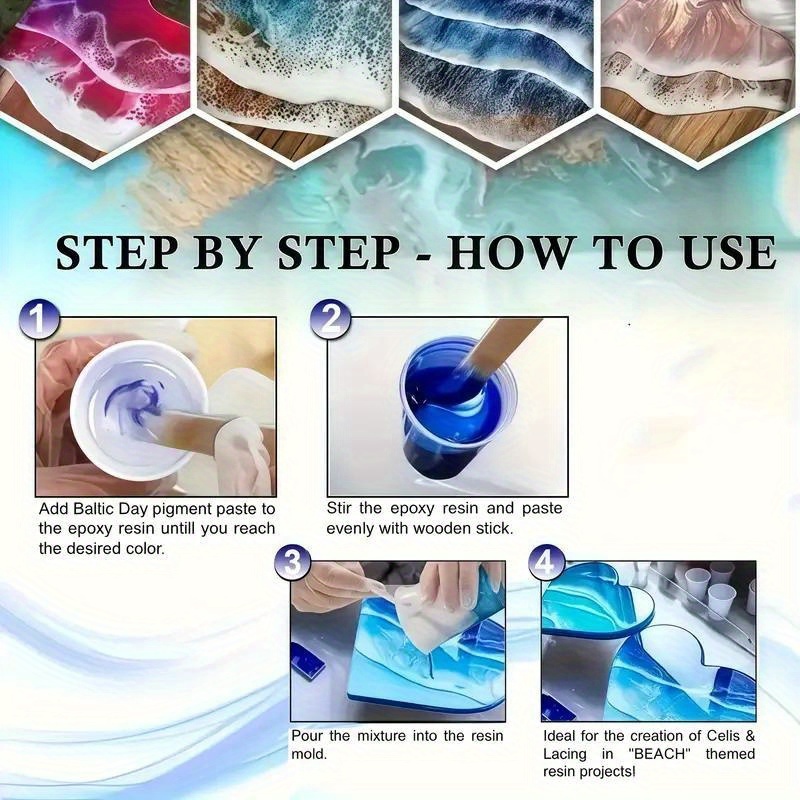 24 Colors/8 Colors 5g 0.18oz P - Pearl Powder Resin ulasan dan harga