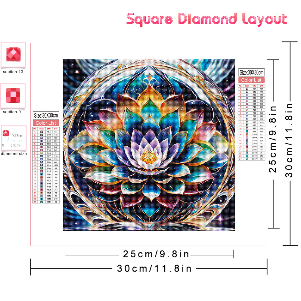 Huacan 5d Diamond Painting Flo - Resin Art Rose ulasan dan harga
