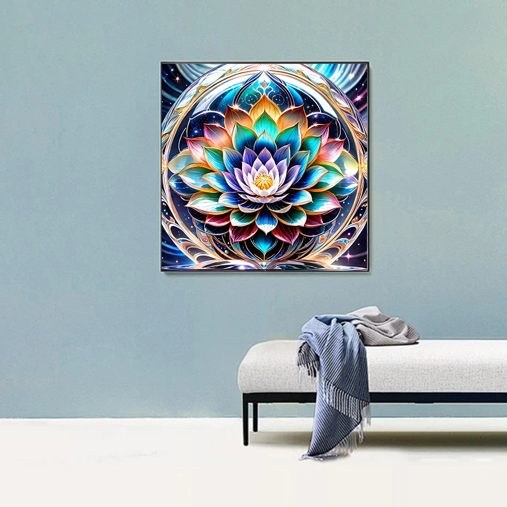 Huacan 5d Diamond Painting Flo - Resin Art Rose ulasan dan harga