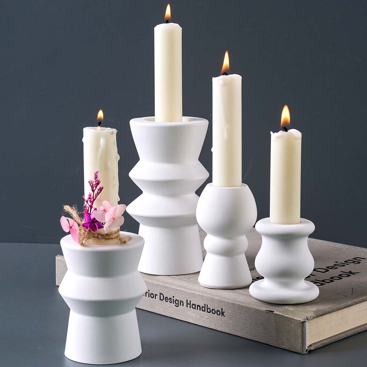 Nordic Candle Holder Silicone  - Resin Art Clay ulasan dan harga