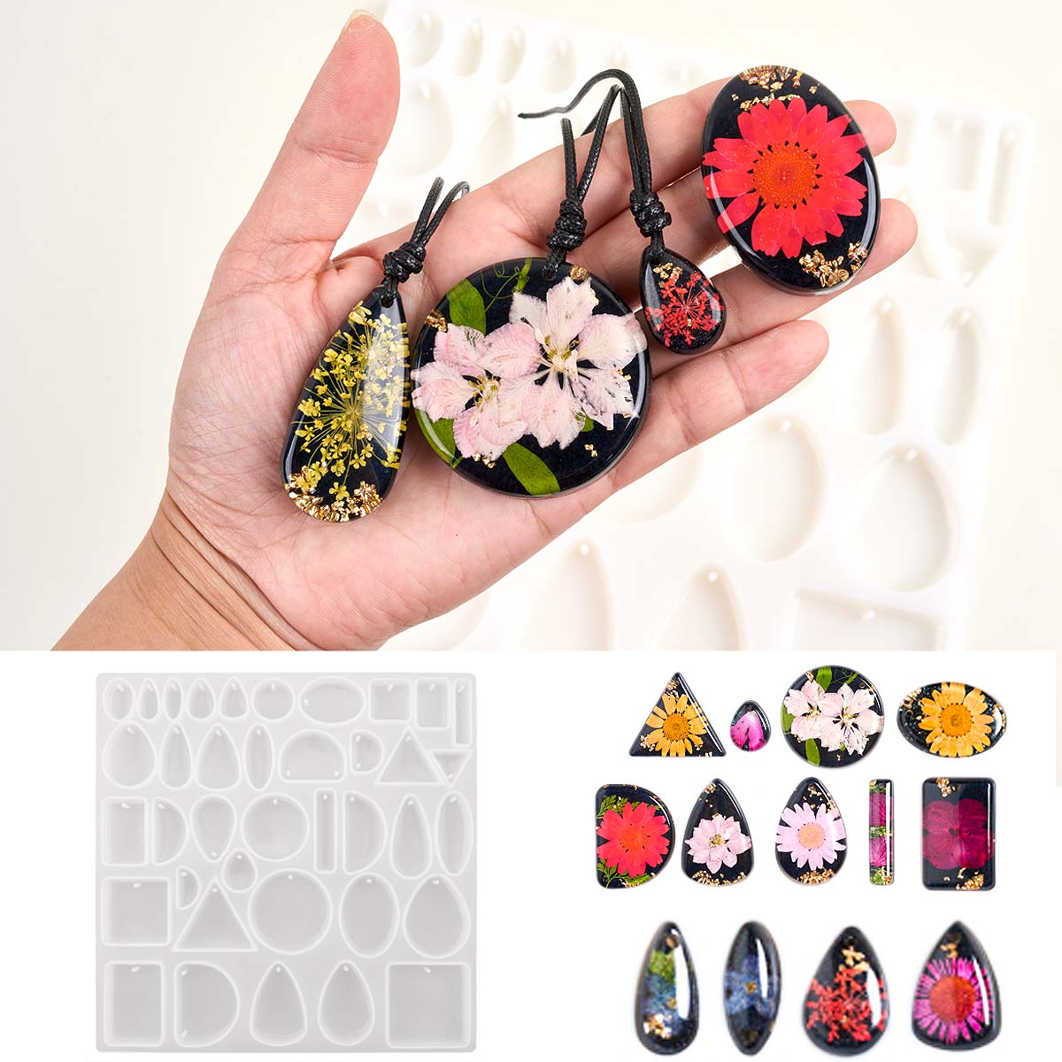 Time Stone Pendant Silicone Mo - Resin Art A Keychain ulasan dan harga