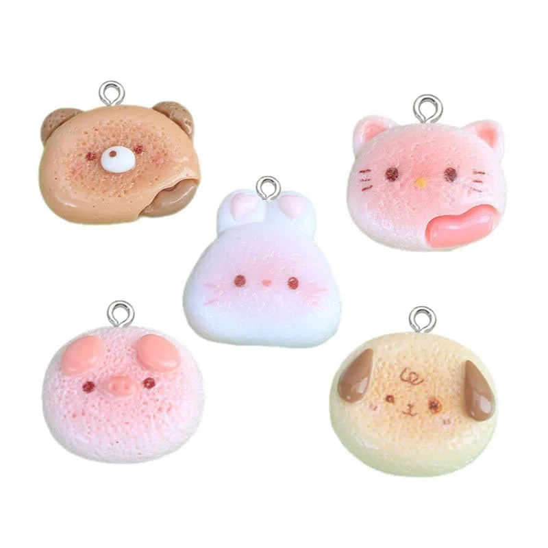 10Pcs Glossy Cartoon Rabbit Re - Resin Art Phone Case ulasan dan harga