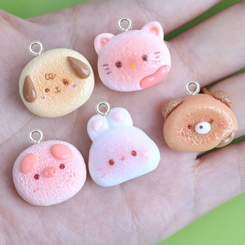 10Pcs Glossy Cartoon Rabbit Re - Resin Art Phone Case ulasan dan harga