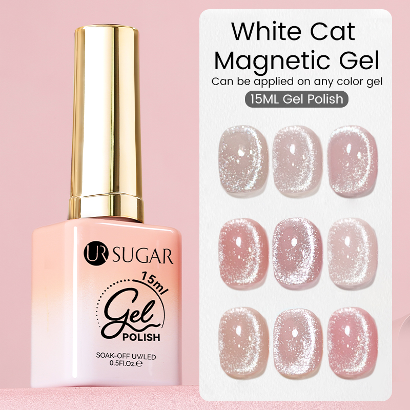 UR SUGAR 15ml White Cat Magnet - Resin Art Uv Light ulasan dan harga