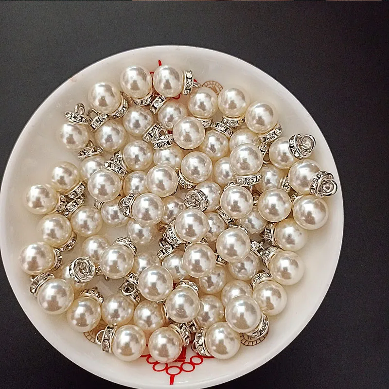 30Pcs Round Pearl Diamond Pend - Resin Art Wedding Gift ulasan dan harga