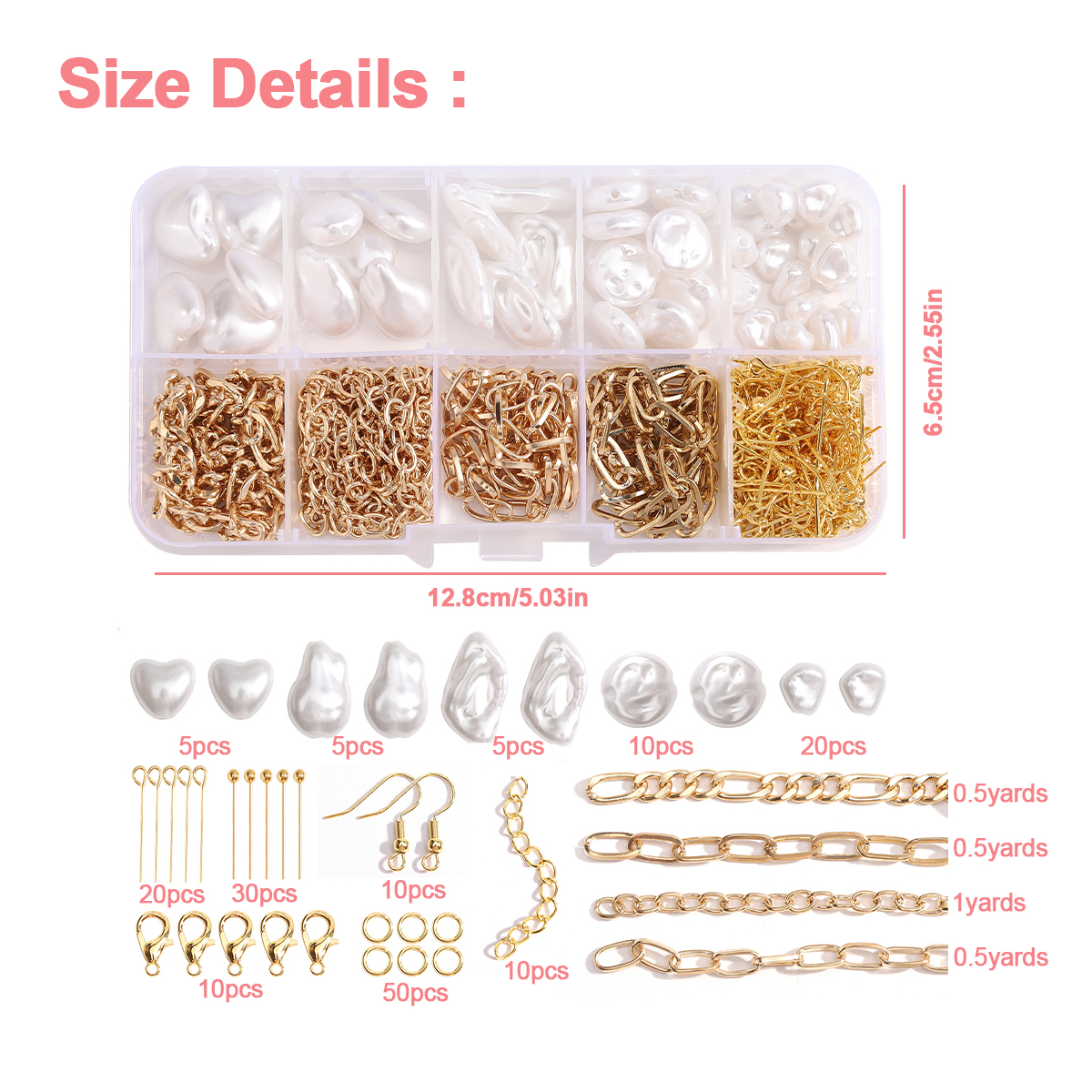 179/366pcs 1Box ABS Irregular  - Resin Art Box ulasan dan harga