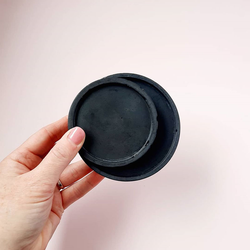 Round Tray Cement Molds Silico - Resin Art Tray ulasan dan harga
