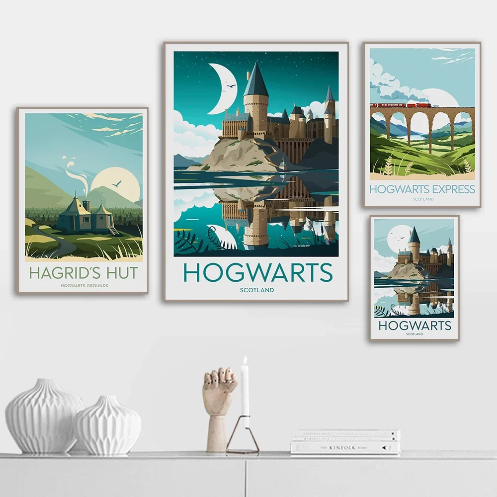 Film Aesthetics Wall Art Hogwa - Resin Art Wall ulasan dan harga