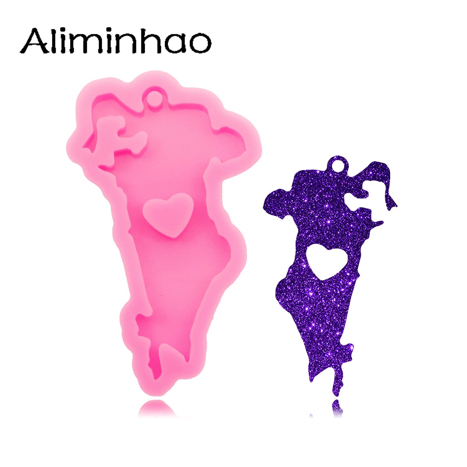 DY1435 Shiny Bahrain Map Silic - Resin Art A Keychain ulasan dan harga