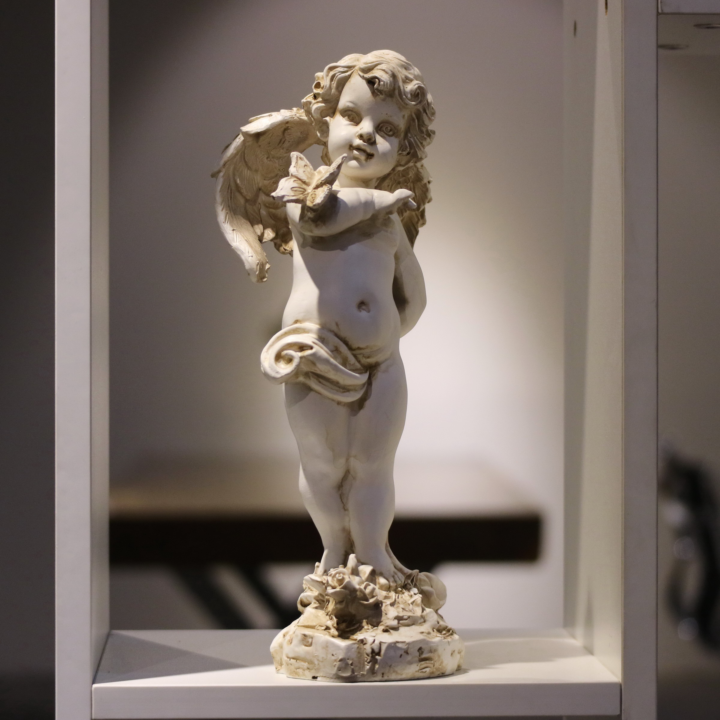 Retro Resin Angel Figurine 29c - Resin Art Wedding Gift ulasan dan harga