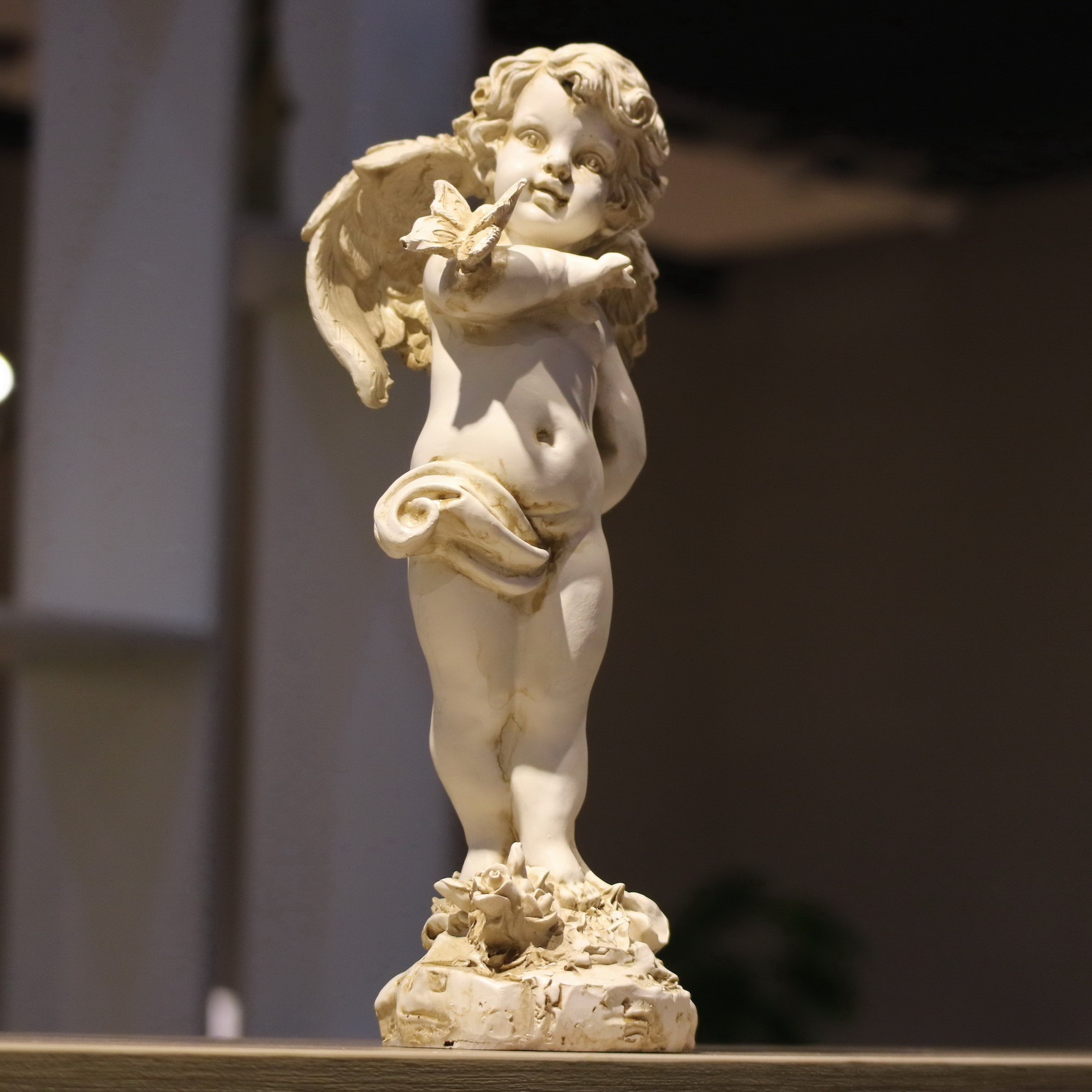 Retro Resin Angel Figurine 29c - Resin Art Wedding Gift ulasan dan harga