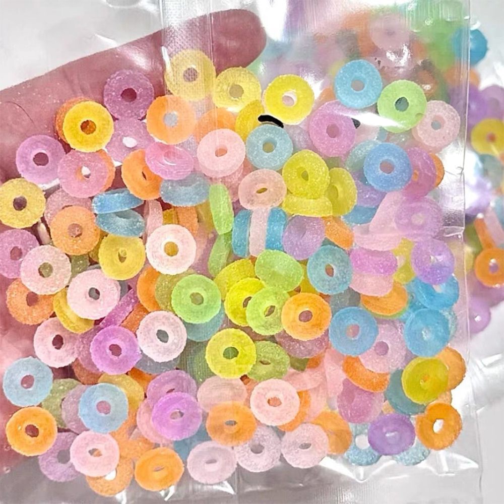 AE11 50Pcs 10mm Cute Sugar Don - Resin Art Phone Case ulasan dan harga
