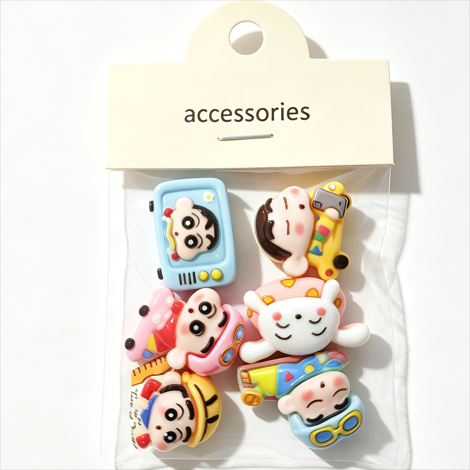 Kawaii Crayon Shin-chan Resin  - Resin Art Phone Case ulasan dan harga