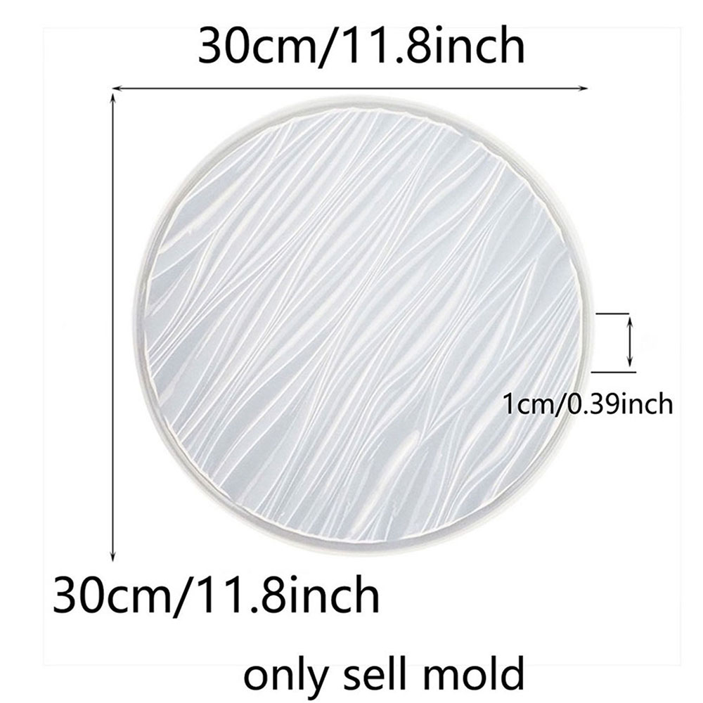 Large Round Tray Silicone Mold - Resin Art Tray ulasan dan harga