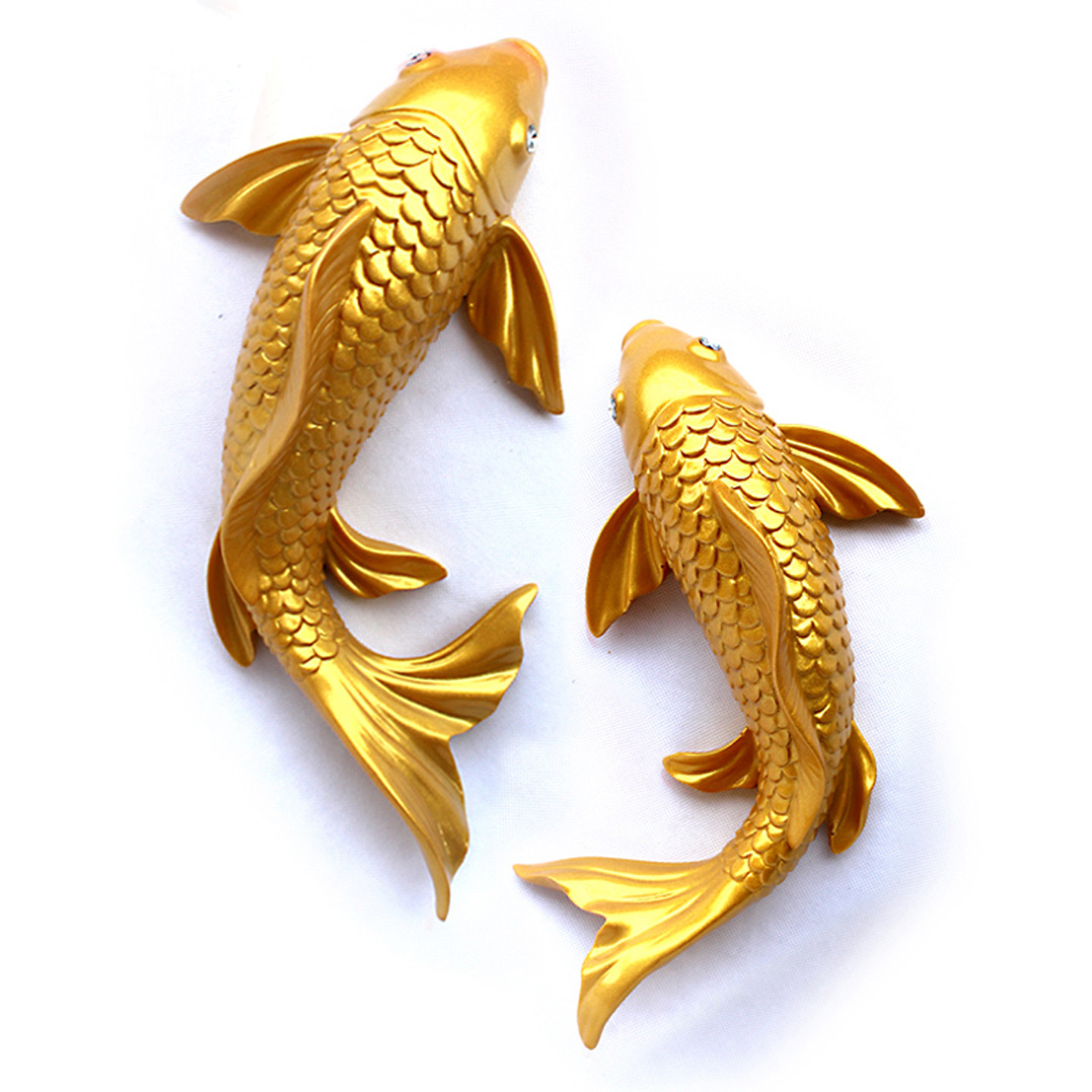 Lucky Koi Fish 3D Wall Decor,  - Resin Art Sticker ulasan dan harga