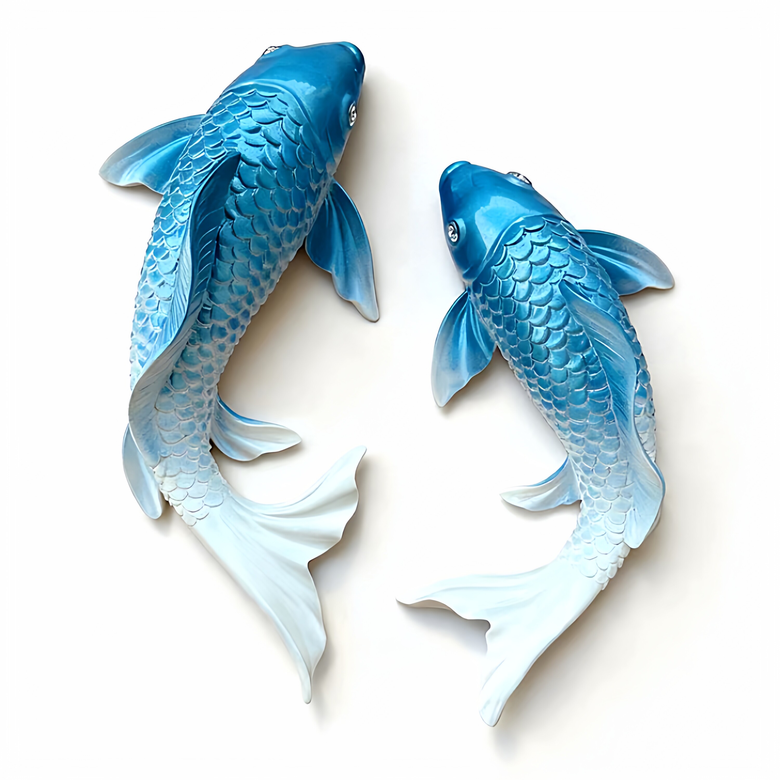 Lucky Koi Fish 3D Wall Decor,  - Resin Art Sticker ulasan dan harga
