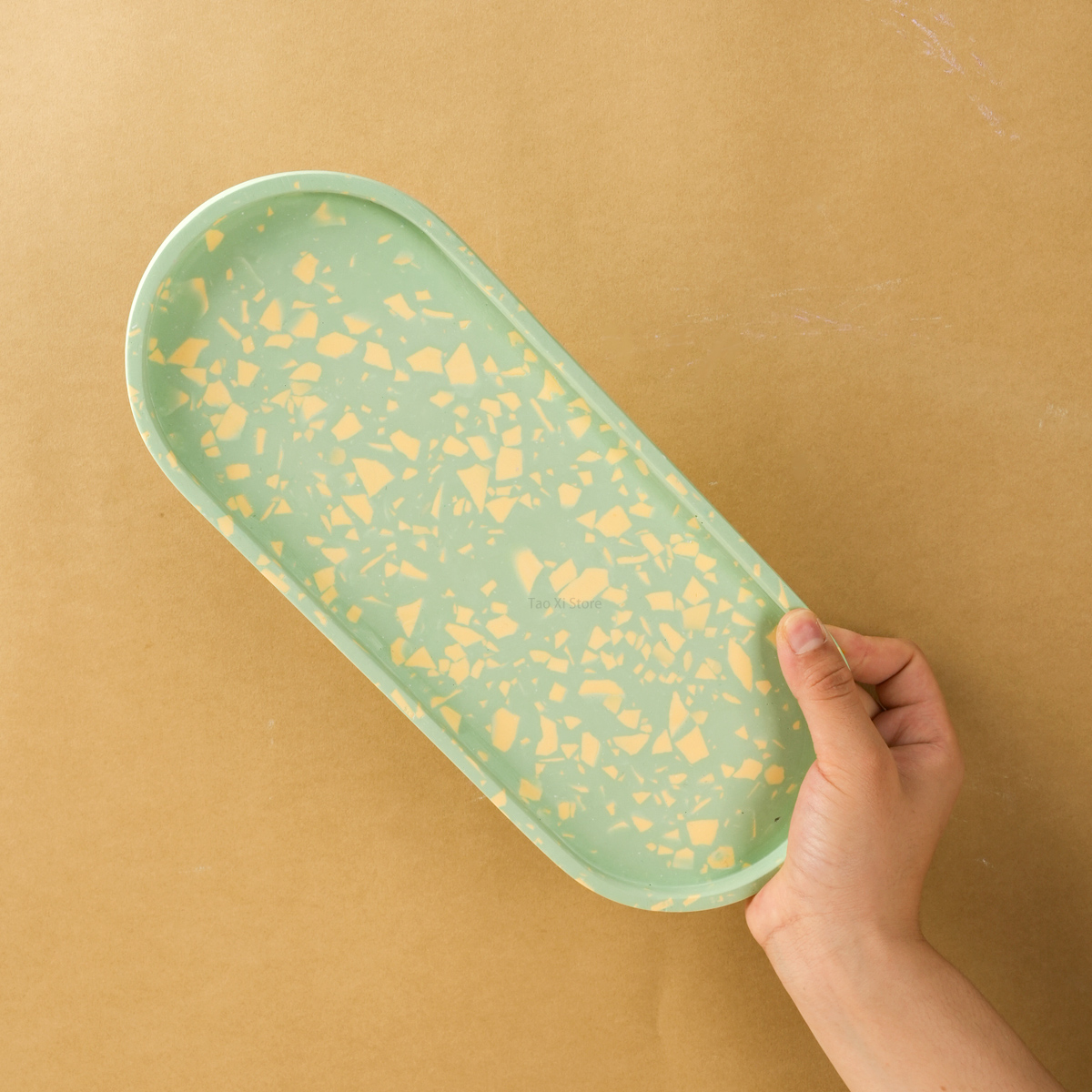 Concrete Oval Tray Silicone Mo - Resin Art Tray ulasan dan harga