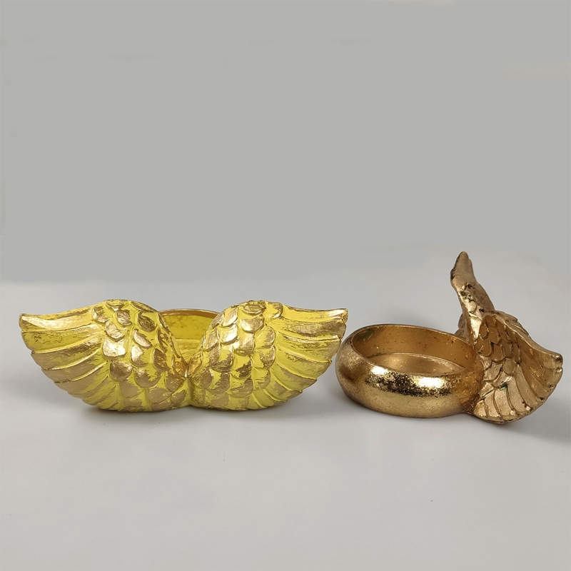 Angel Wings Holder Resin Statu - Resin Art Wedding Gift ulasan dan harga