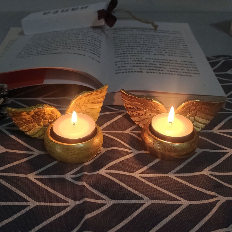 Angel Wings Holder Resin Statu - Resin Art Wedding Gift ulasan dan harga