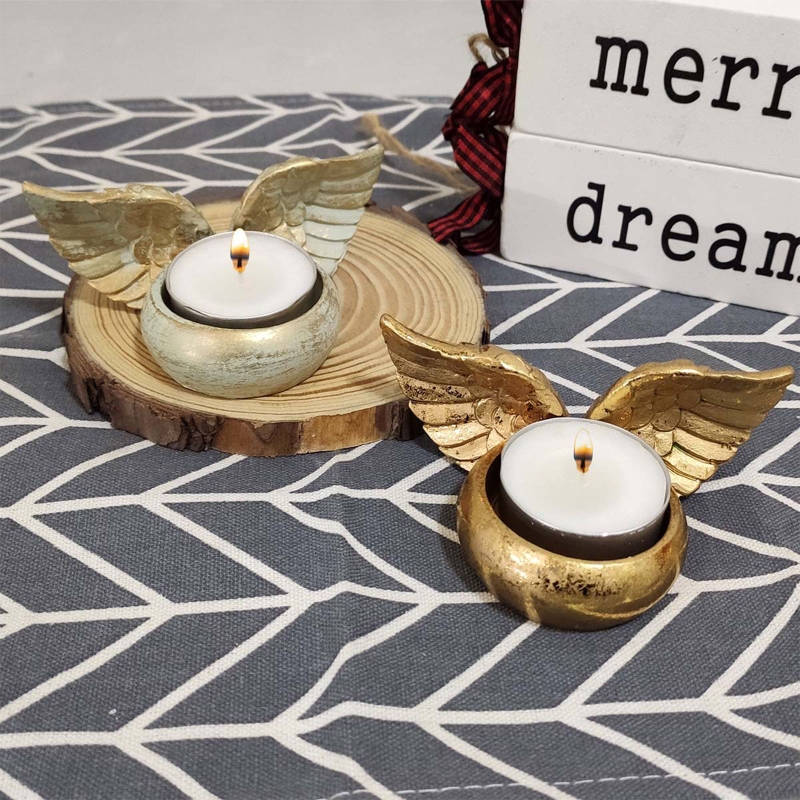 Angel Wings Holder Resin Statu - Resin Art Wedding Gift ulasan dan harga