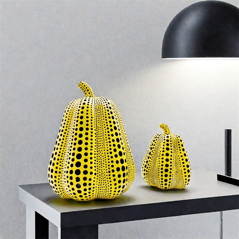 Yellow Pumpkin Resin Pigeon Ow - Resin Art Wedding Gift ulasan dan harga
