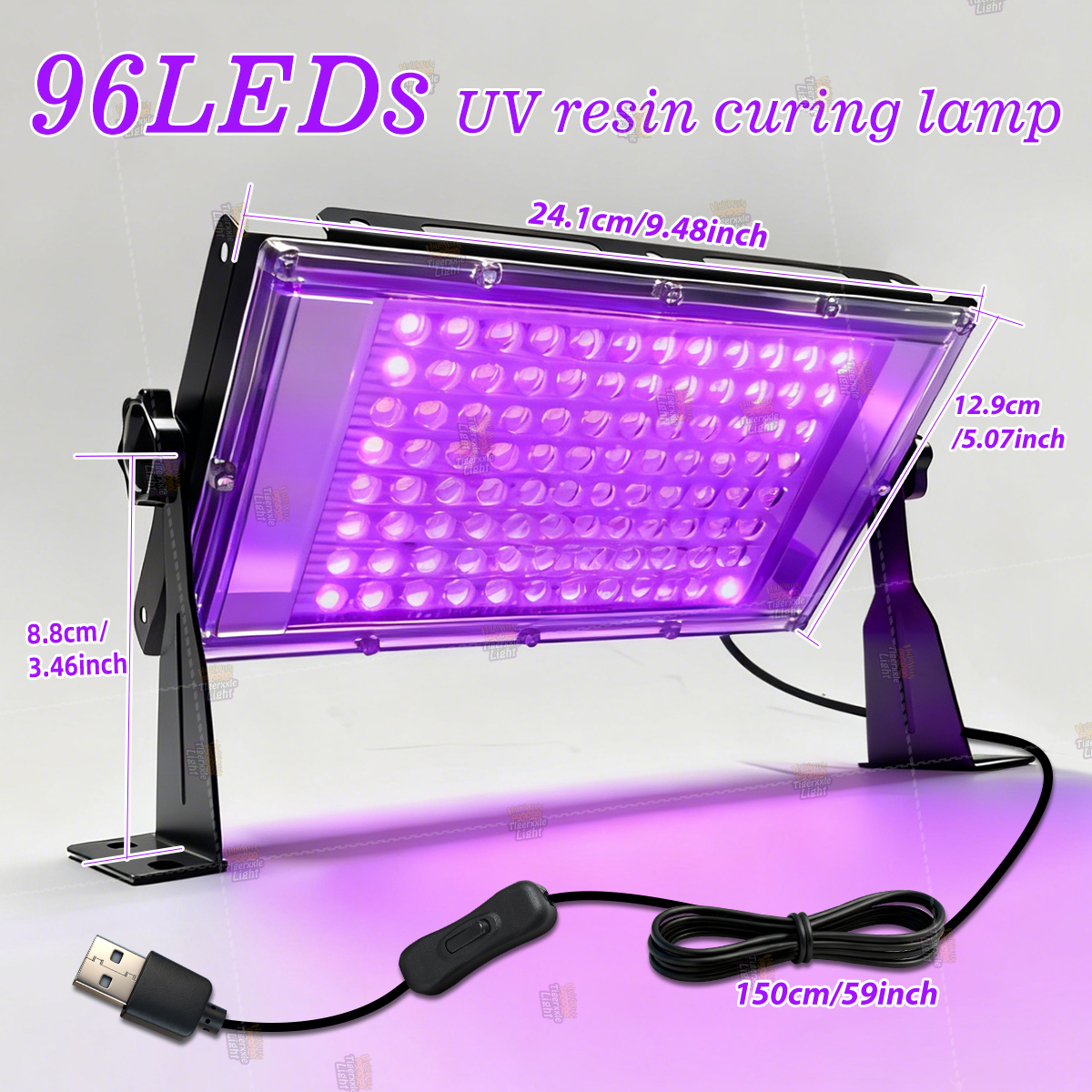 High-Angle Stand UV Resin Curi - Resin Art Uv Light ulasan dan harga