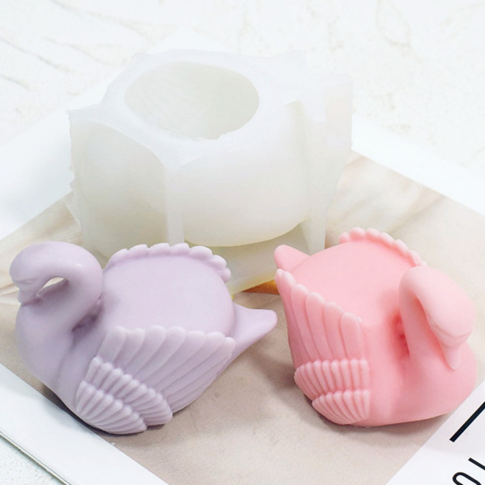 White Swan Silicone Candle Mou - Resin Art Wedding Gift ulasan dan harga