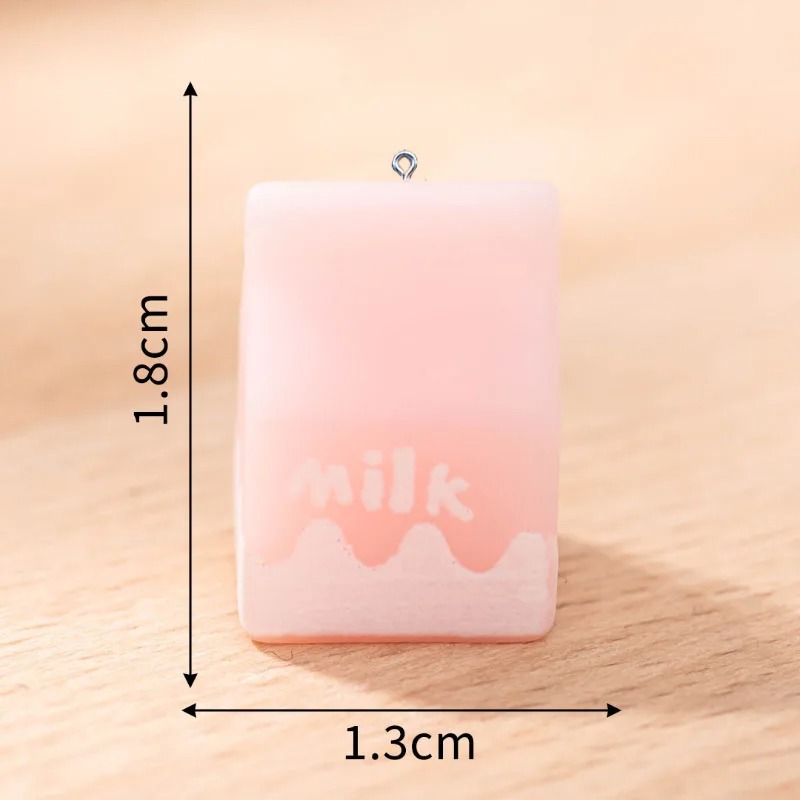10Pcs Mini Milk Bottle Resin C - Resin Art Box ulasan dan harga