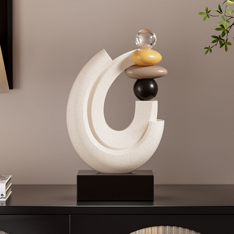 Home Decor Lucky Stone Statue  - Resin Art Wedding Gift ulasan dan harga