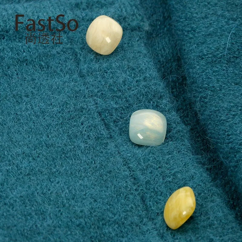 Square Resin Shirt Buttons Pea - Pearl Powder Resin ulasan dan harga