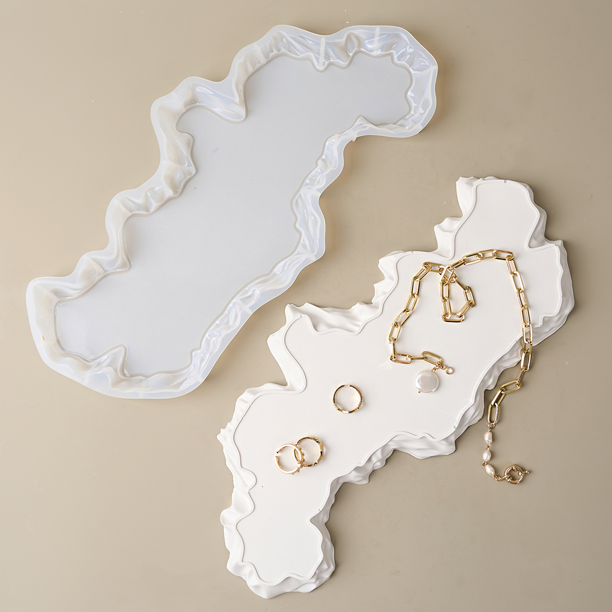 Irregular Large Tray Silicone  - Resin Art Tray ulasan dan harga