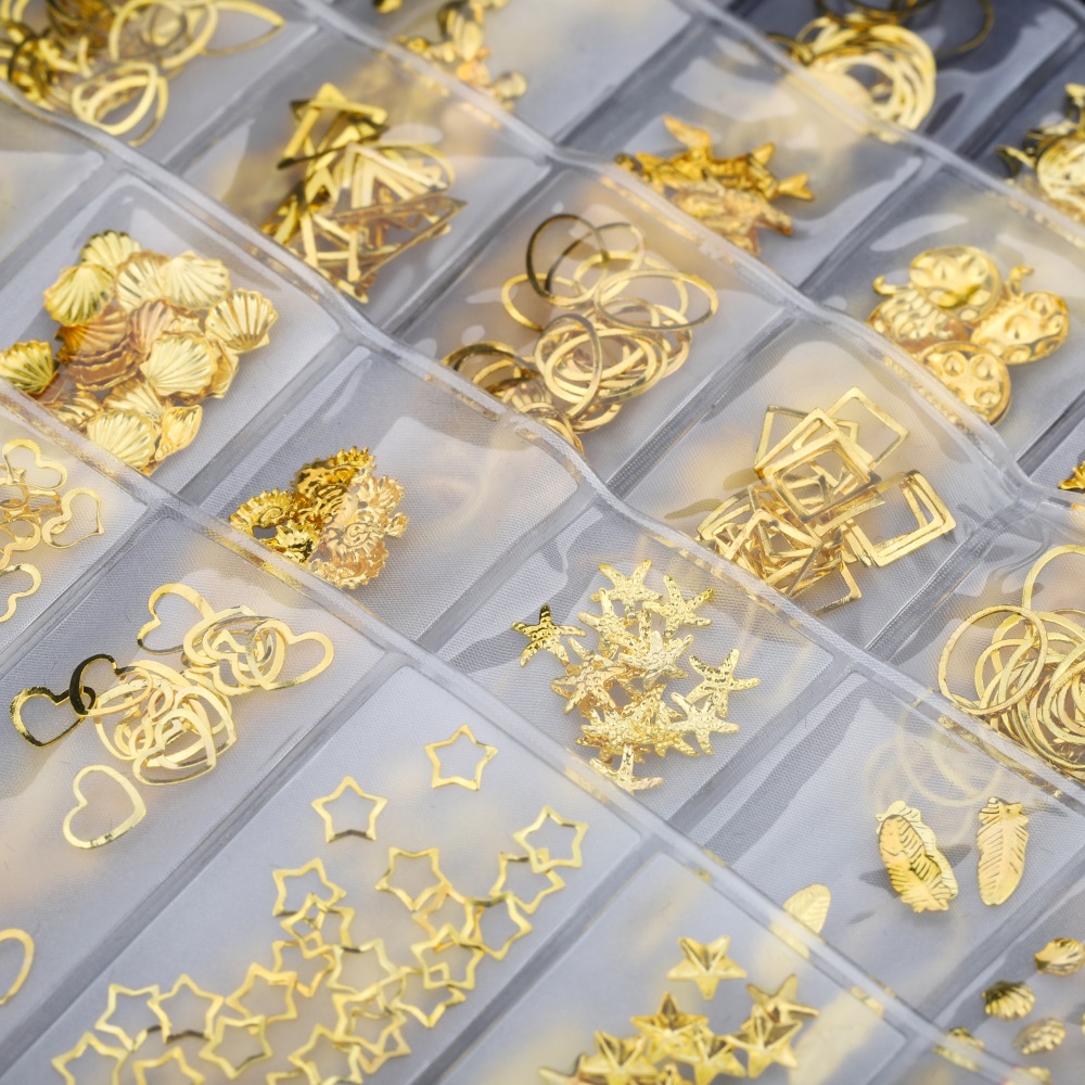 Mix Glitter Metal Frame Gold N - Resin Art Frame ulasan dan harga