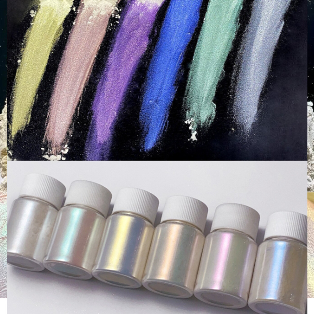 1/6Colors Aurora Mermaid Pearl - Pearl Powder Resin ulasan dan harga