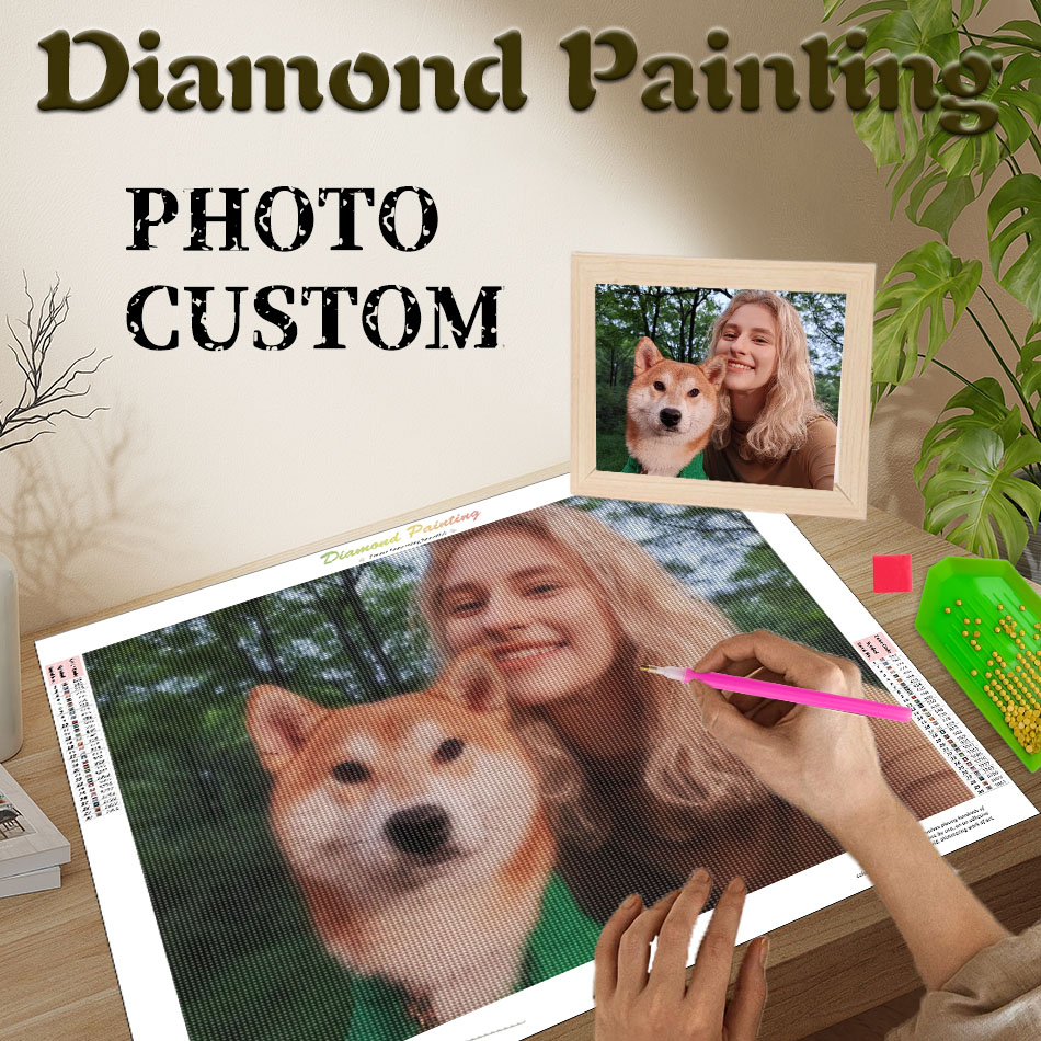 PhotoCustom Diamond Painting C - Resin Art Wedding Gift ulasan dan harga