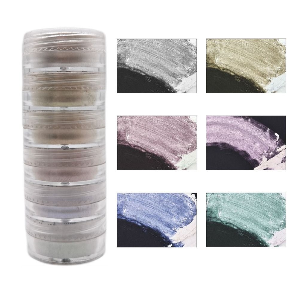 6 Colors/Set Glitter Mica Powd - Pearl Powder Resin ulasan dan harga