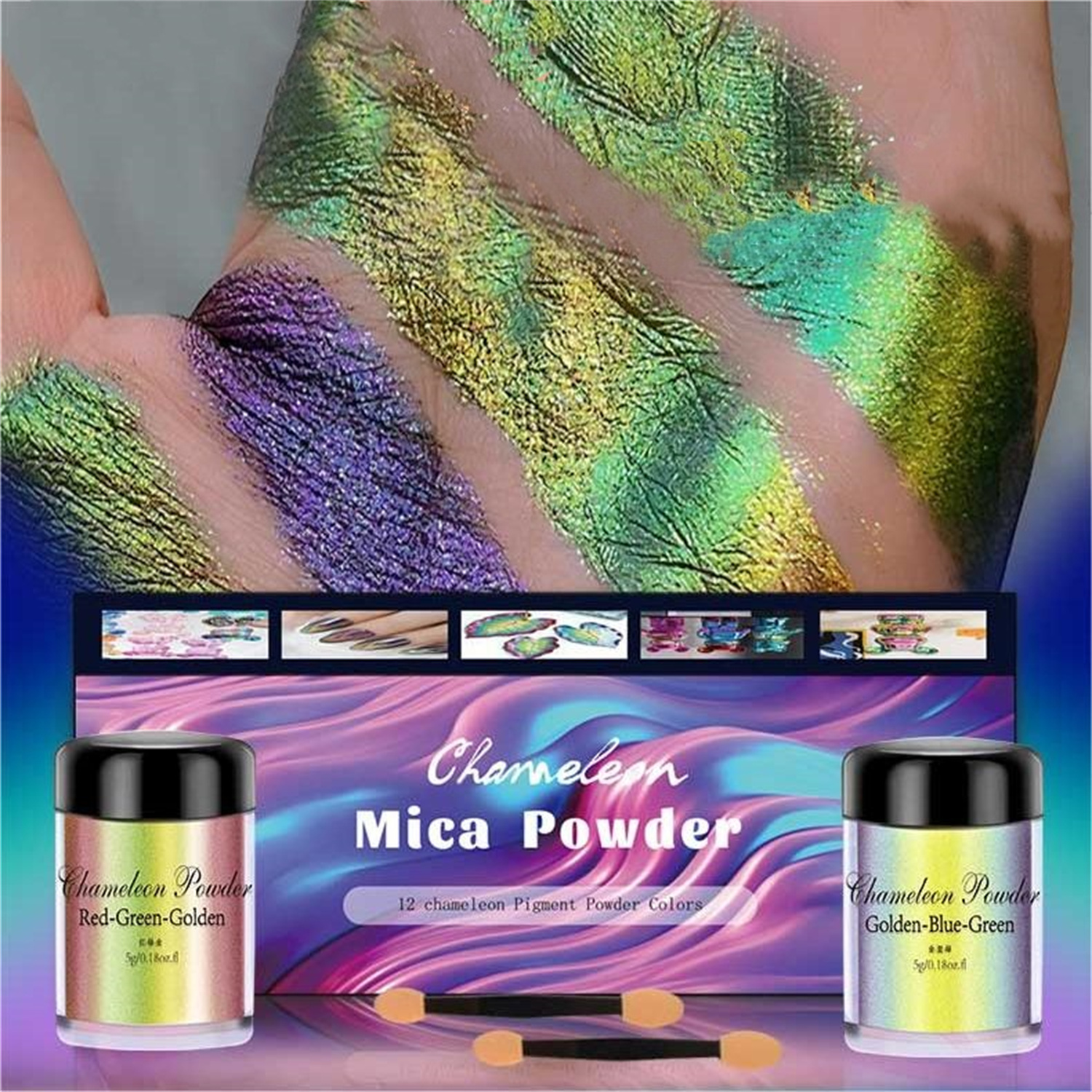 5g Chameleon Powder Mica Powde - Pearl Powder Resin ulasan dan harga