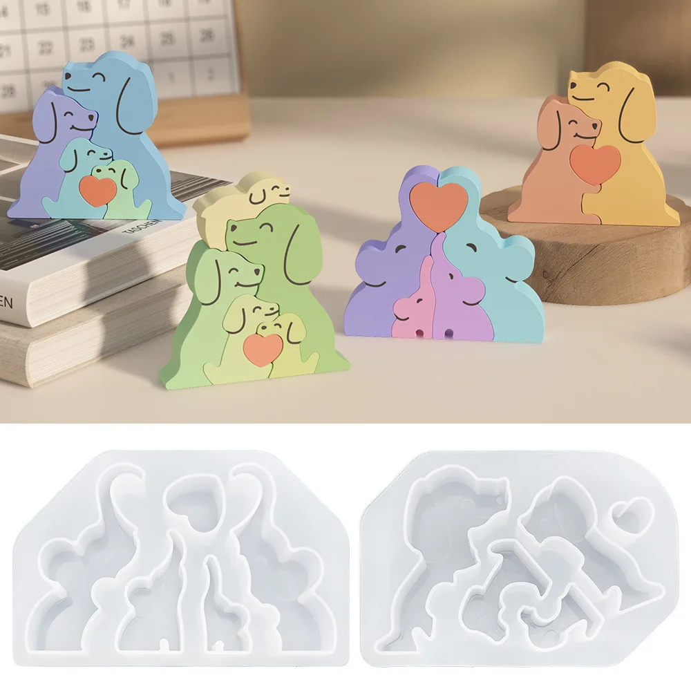 Animals Family Love Hug Silico - Resin Art Clay ulasan dan harga