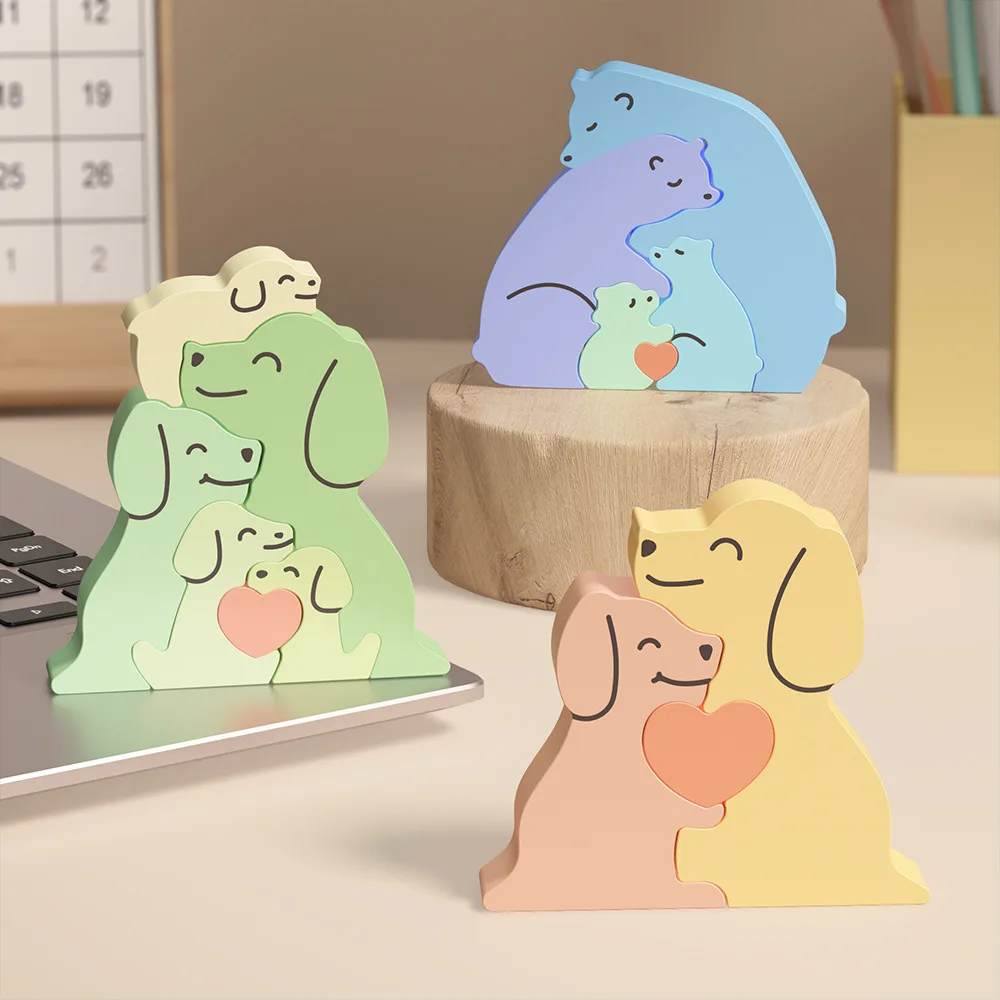 Animals Family Love Hug Silico - Resin Art Clay ulasan dan harga