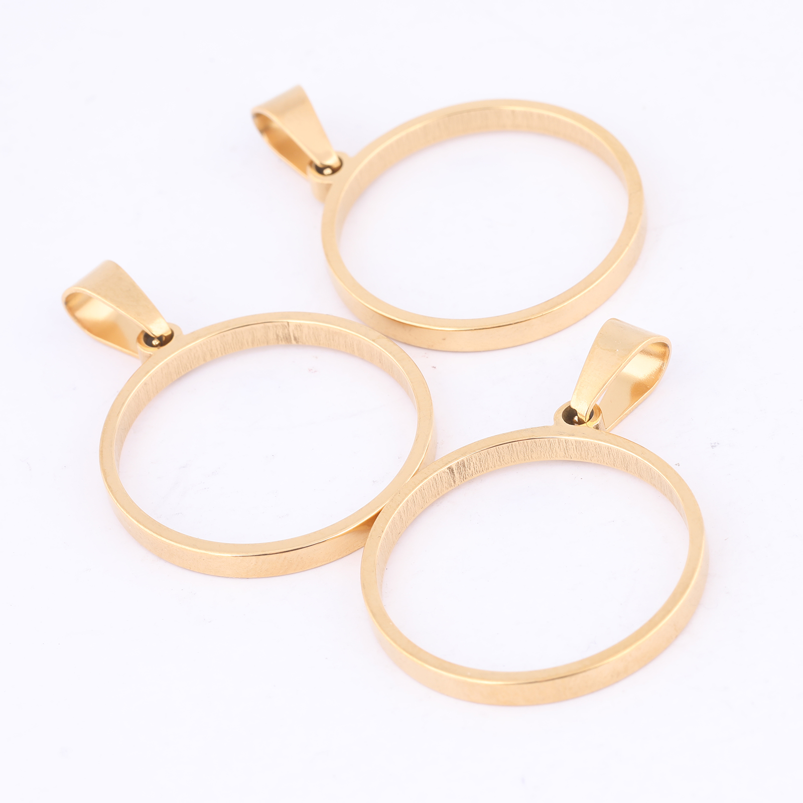 10pcs 25mm Round Open Bezel Ch - Resin Art Box ulasan dan harga