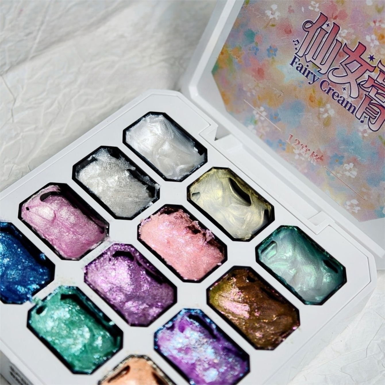 12-color Fairy Pearl Light Pow - Pearl Powder Resin ulasan dan harga
