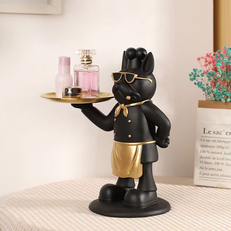 Resin Pirate Chef Statue Tray  - Resin Art Tray ulasan dan harga