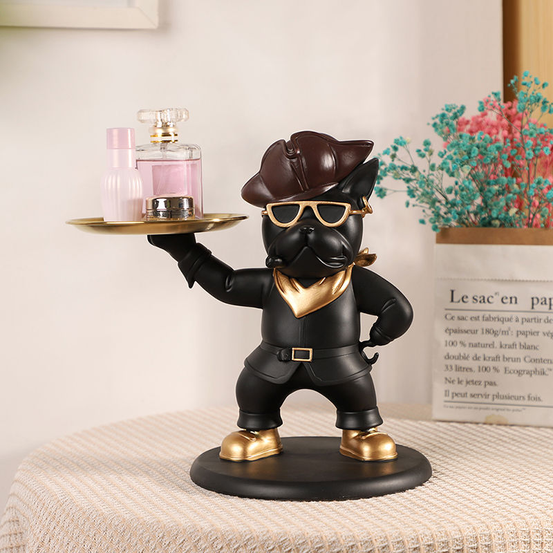 Resin Pirate Chef Statue Tray  - Resin Art Tray ulasan dan harga