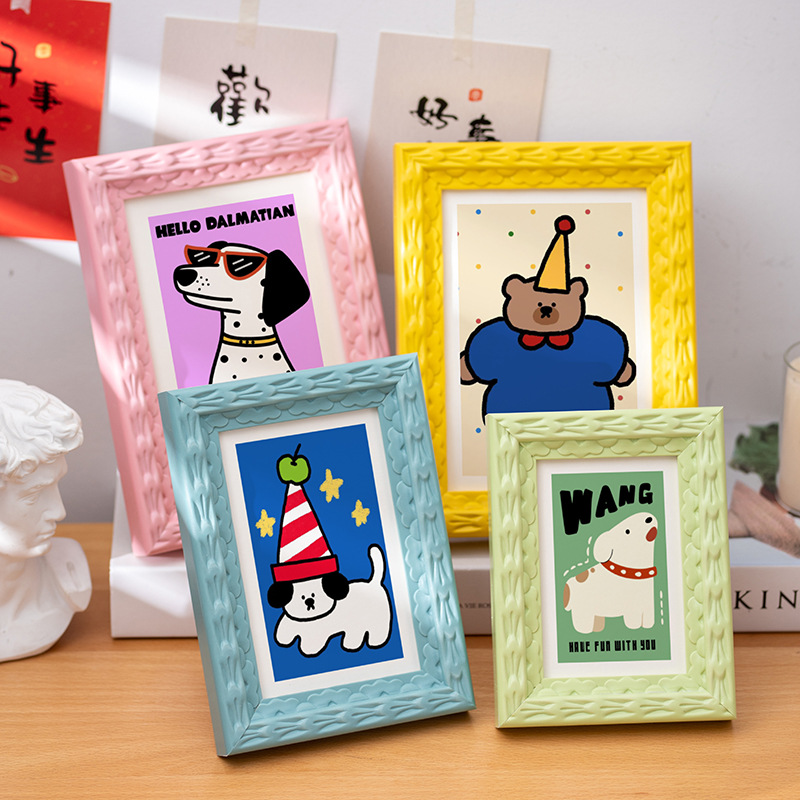 Colorful Photo Frame 5Inch-A4  - Resin Art Frame ulasan dan harga