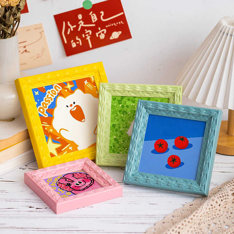 Colorful Photo Frame 5Inch-A4  - Resin Art Frame ulasan dan harga