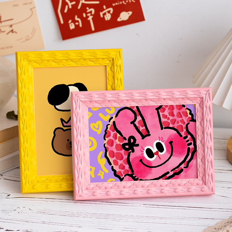 Colorful Photo Frame 5Inch-A4  - Resin Art Frame ulasan dan harga